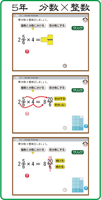 ５年の 帯分数 整数 のソフト さくら社