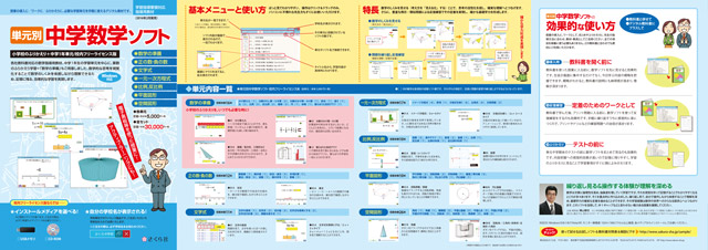 単元別中学数学ソフト サンプル版 ダウンロード さくら社